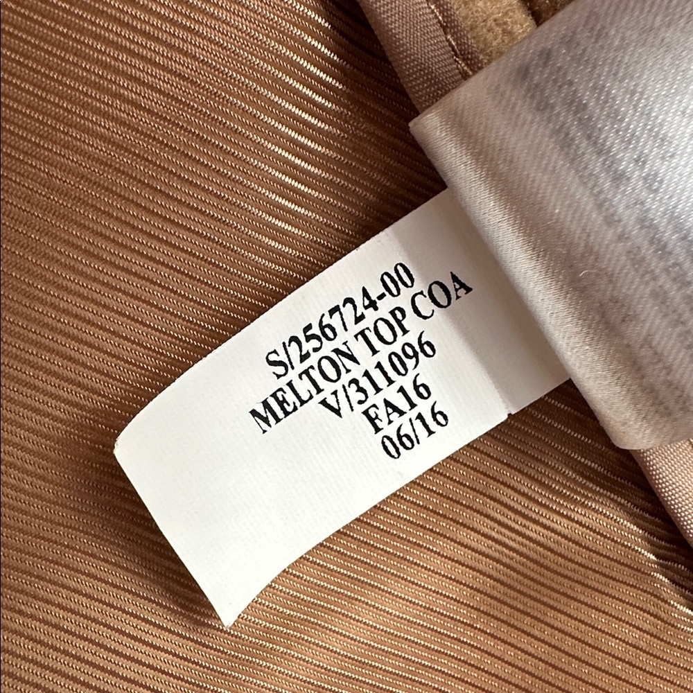 Banana Republic Tan Wool-Blend Single-Button Trench Coat - Picture 5 of 12